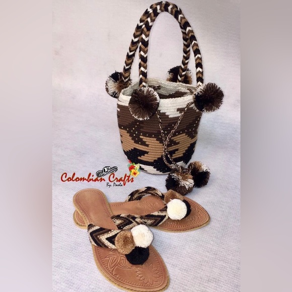 🇨🇴🦋 Handwoven Wayuu Sandals - Picture 7 of 8